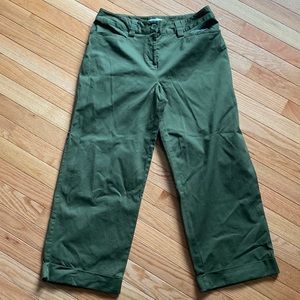 Christopher & Banks Women’s Wide Leg Stretch Capri Pants